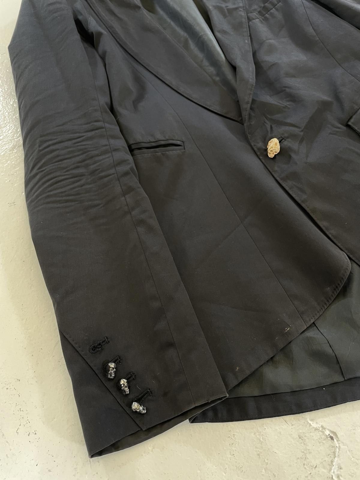 Other If Six Was Nine asymmetrical skull button blazer Size 42S - 2 Thumbnail