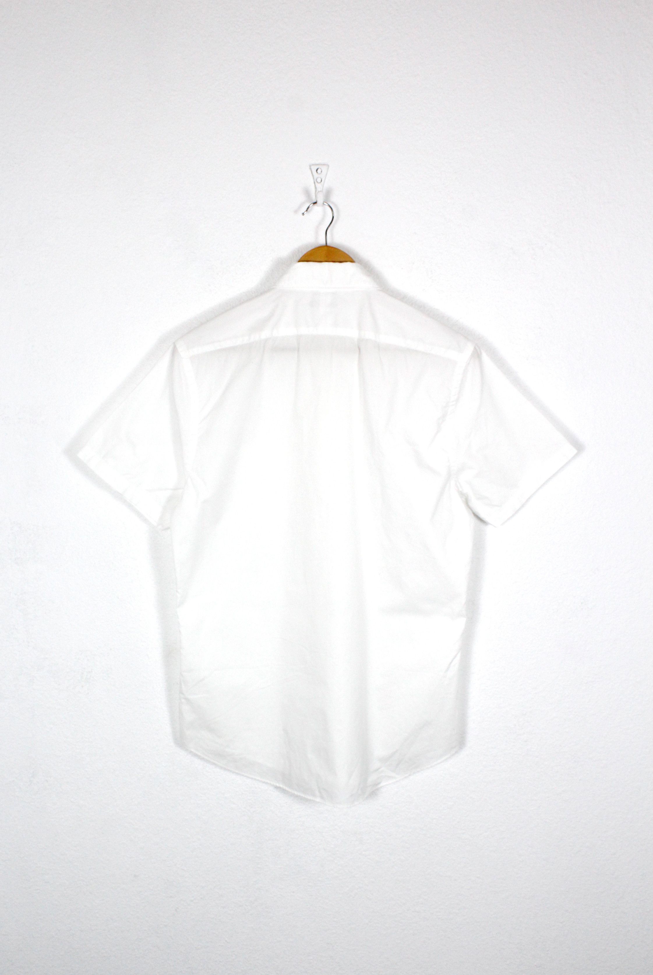 Suitsupply Suitsupply White Short Sleeve Oxford Shirt 40 Size US L / EU 52-54 / 3 - 4 Thumbnail