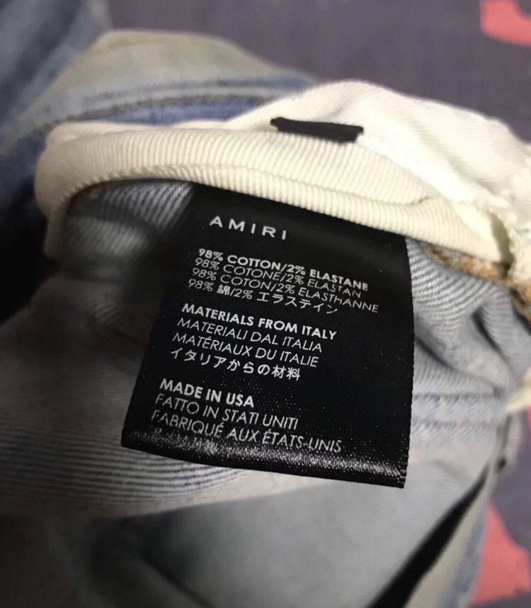 Amiri Amiri Blue Cashew Jeans 2412-Nextarrow Size US 29 - 3 Thumbnail