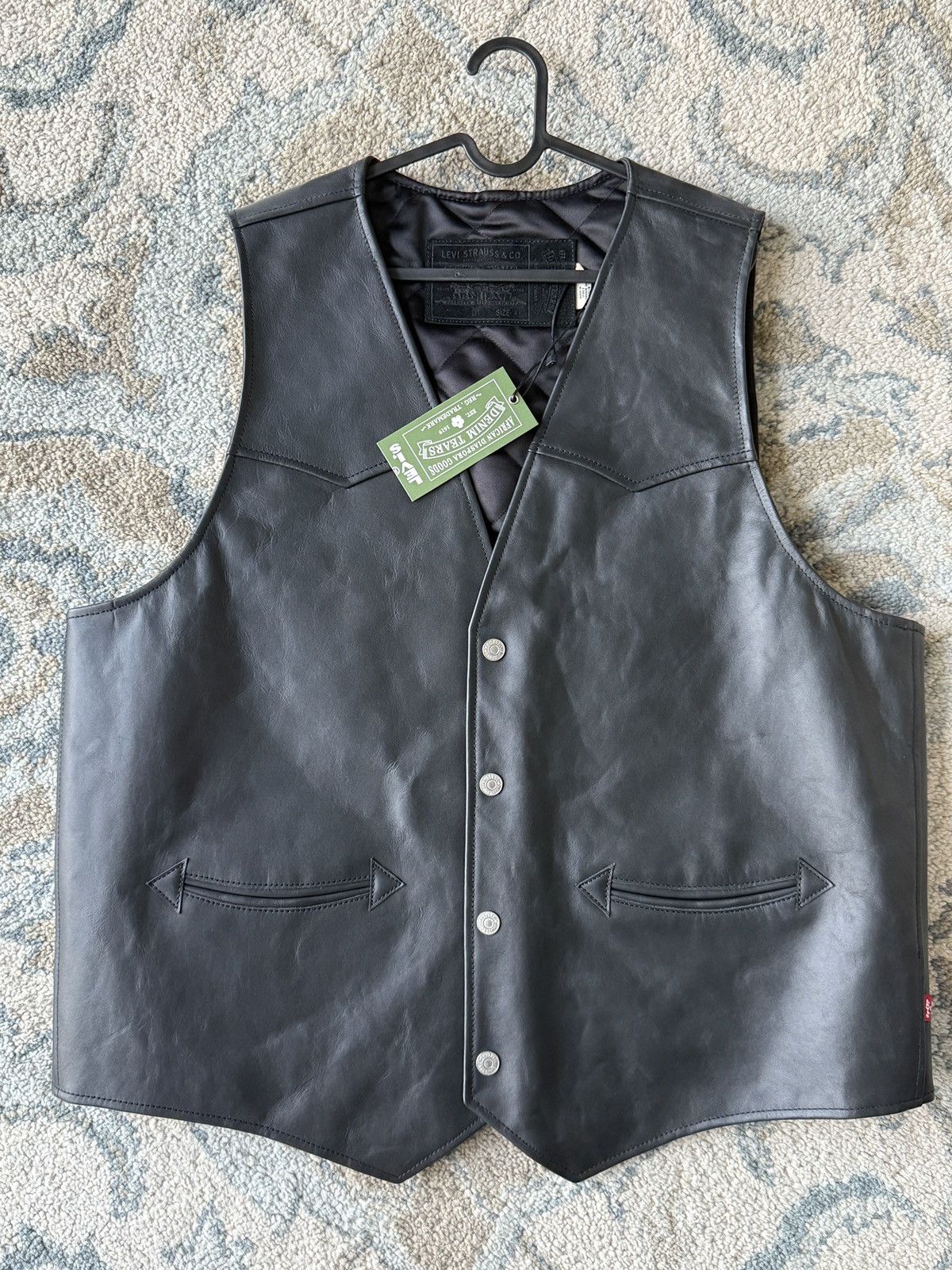 DENIM TEARS × Levi's denim tears levi's Tracy's King Tut Vest biker Size US XL / EU 56 / 4 - 2 Thumbnail