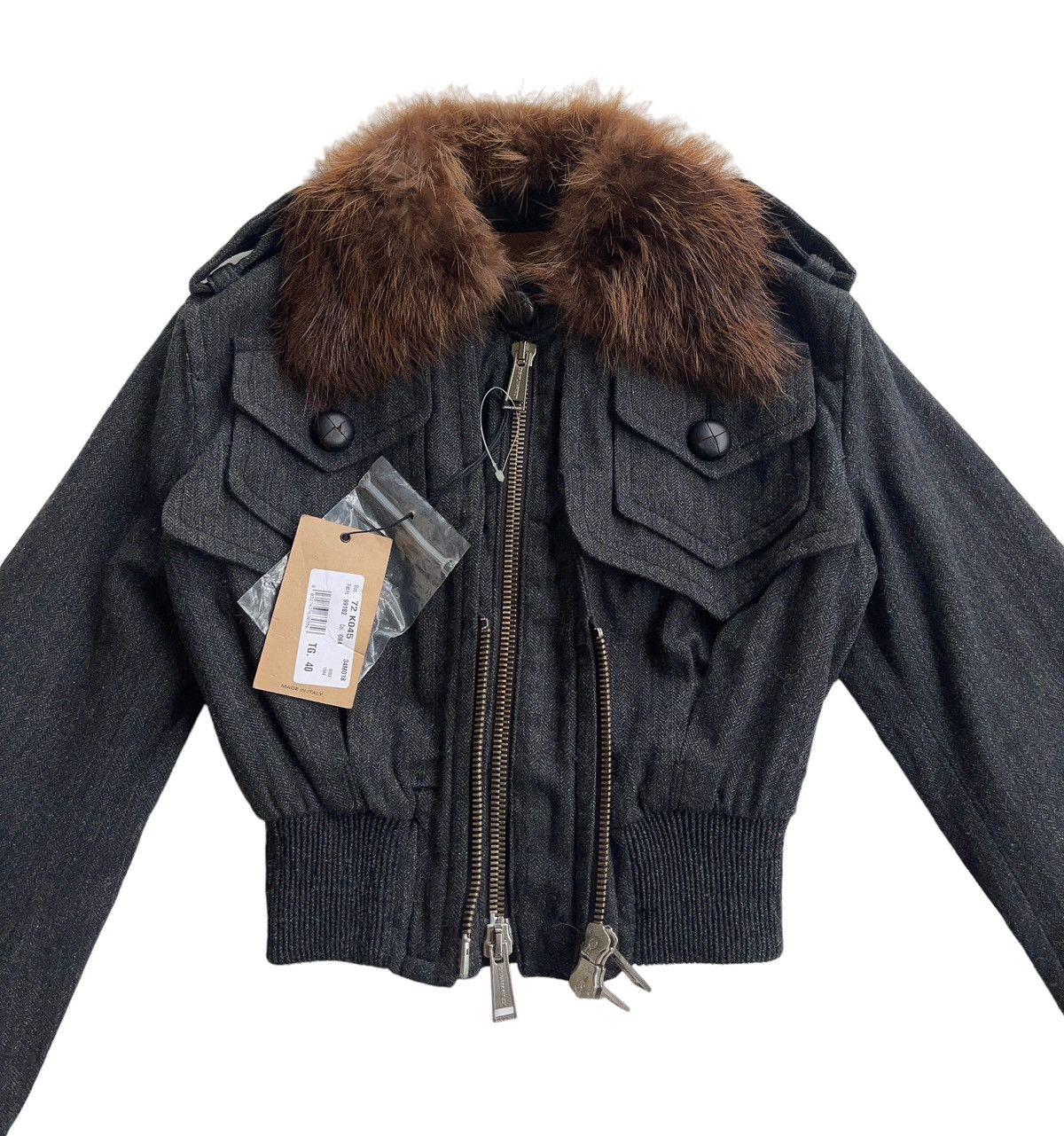 Dsquared2 FW05 Runway Dsquared2 Beaver Fur Crop Jacket Size S / US 4 / IT 40 - 6 Thumbnail