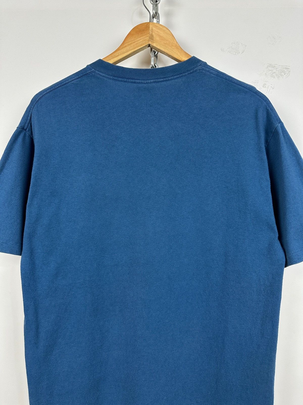 Stussy 00s Vintage Stussy Graphic Logo Single Stitch Blue T-Shirt Size US M / EU 48-50 / 2 - 16 Thumbnail