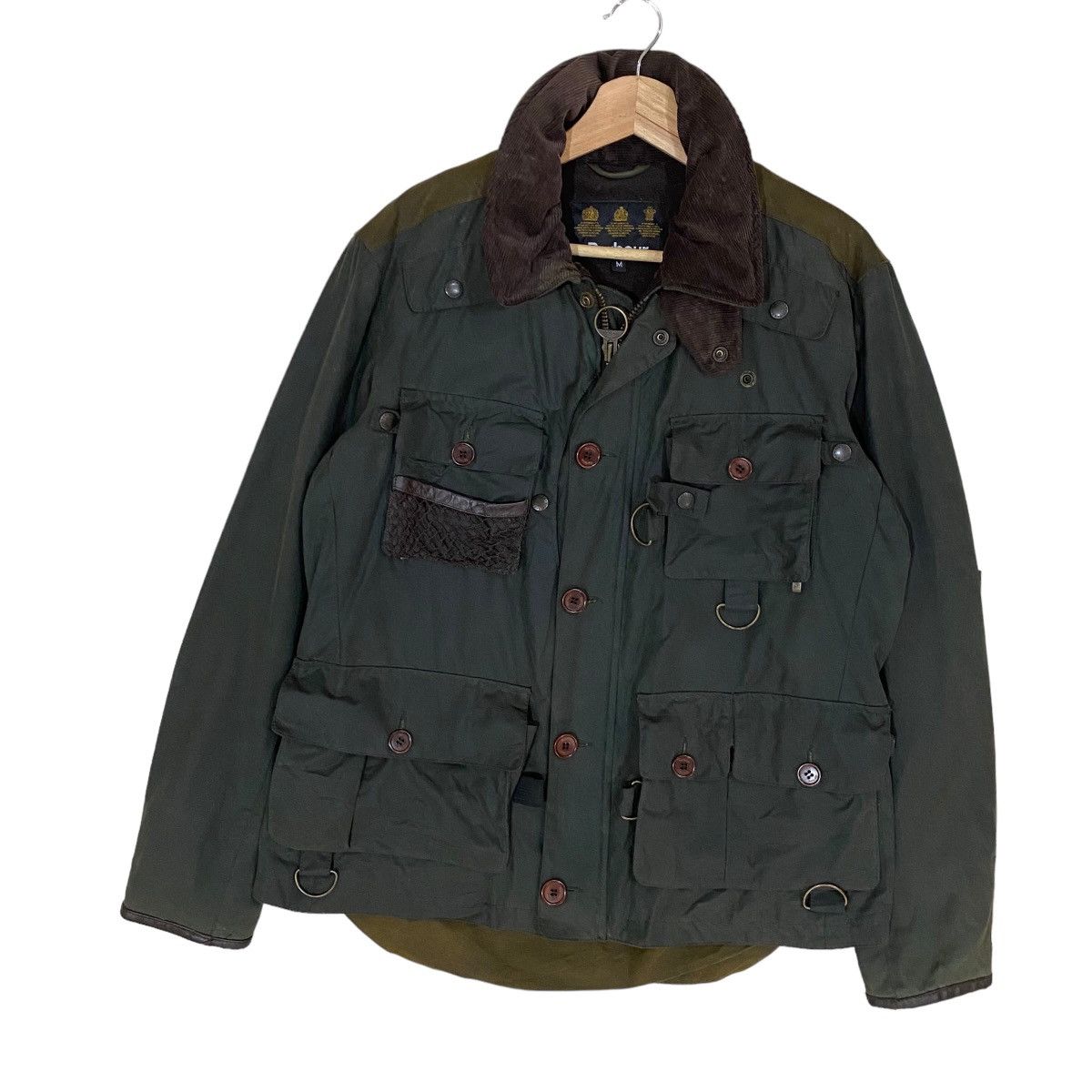 Barbour × Tokito Spey Fishing Jacket 🔥BARBOUR TOKITO “SPEY FISHING' TACTICAL POCKET WAXED JACKET