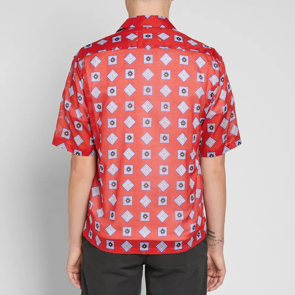Maison Margiela o1tko10825 Printed Sheer Shirt in Multicolor Size US M / EU 48-50 / 2 - 5 Thumbnail