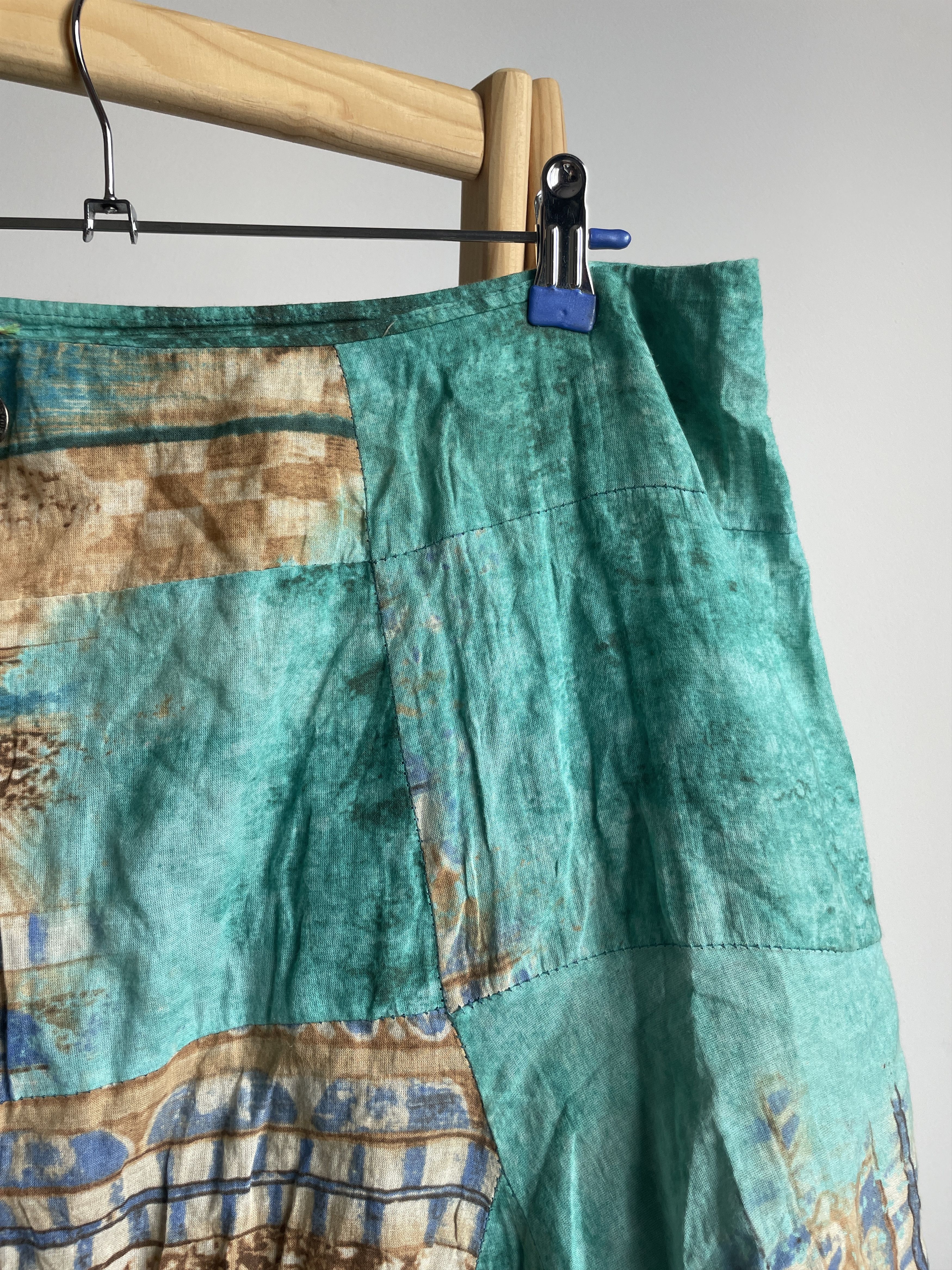Other Save The Queen Cotton/Metal Layered Midi Skirt Size W34 Size 34" / US 12 / IT 48 - 9 Thumbnail