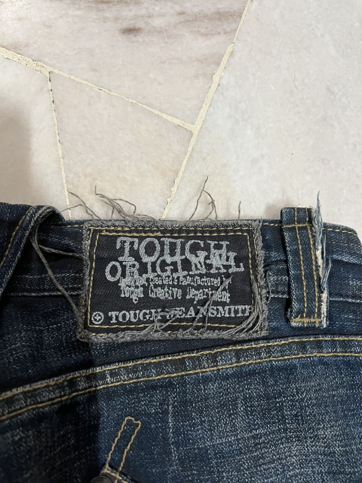 If Six Was Nine × Japanese Brand × Le Grande Bleu (L.G.B.) 🌈Flare 90’s style Tough Jean Smitth Distress Jean Size US 30 / EU 46 - 11 Thumbnail