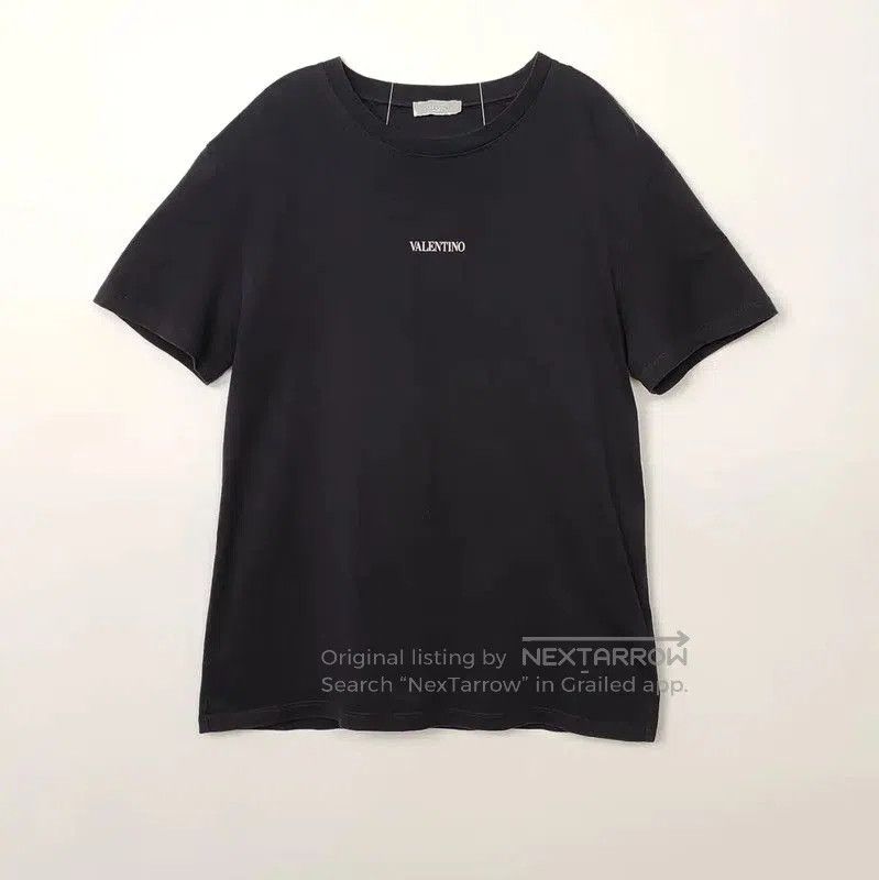 Valentino Valentino Black Cotton Men's T-Shirt . Size US M / EU 48-50 / 2 - 1 Thumbnail