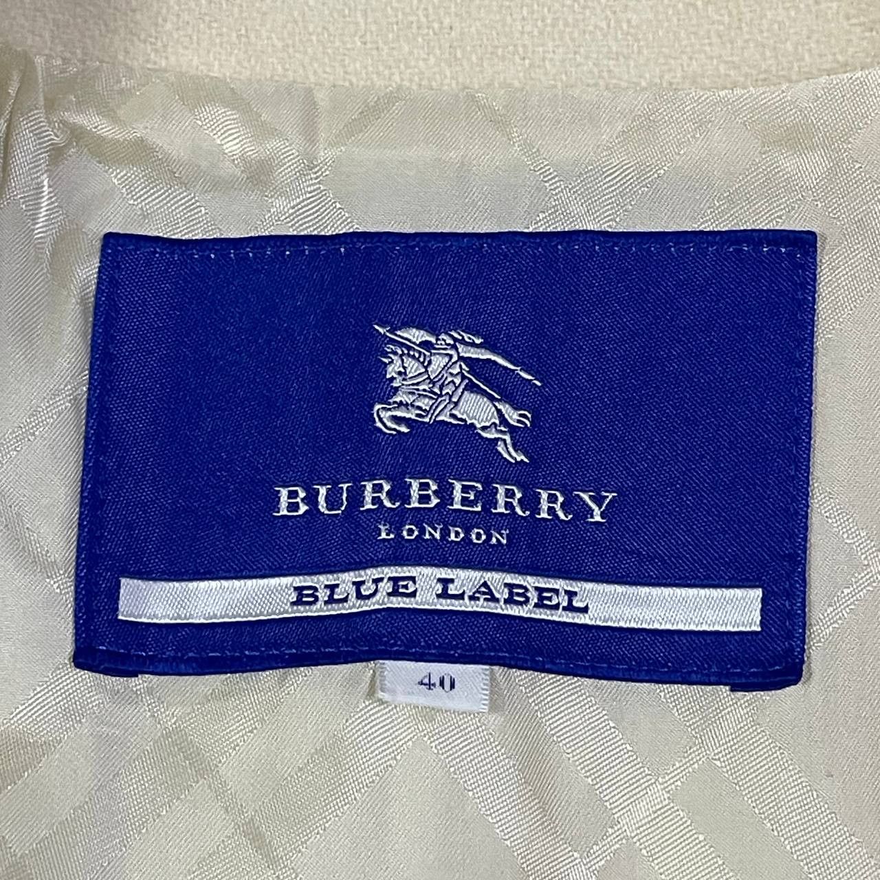 Burberry Vintage Burberry Blue Label Nova Check Wool Coat Size S / US 4 / IT 40 - 9 Thumbnail