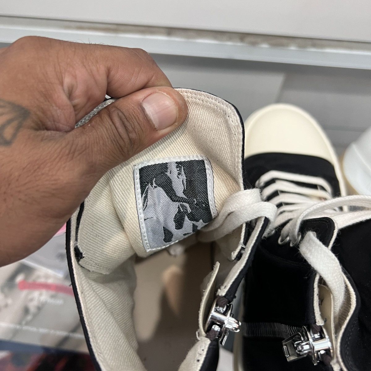 Rick Owens Drkshdw Rick Owens Ramones High Size US 7 / IT 37 - 5 Thumbnail
