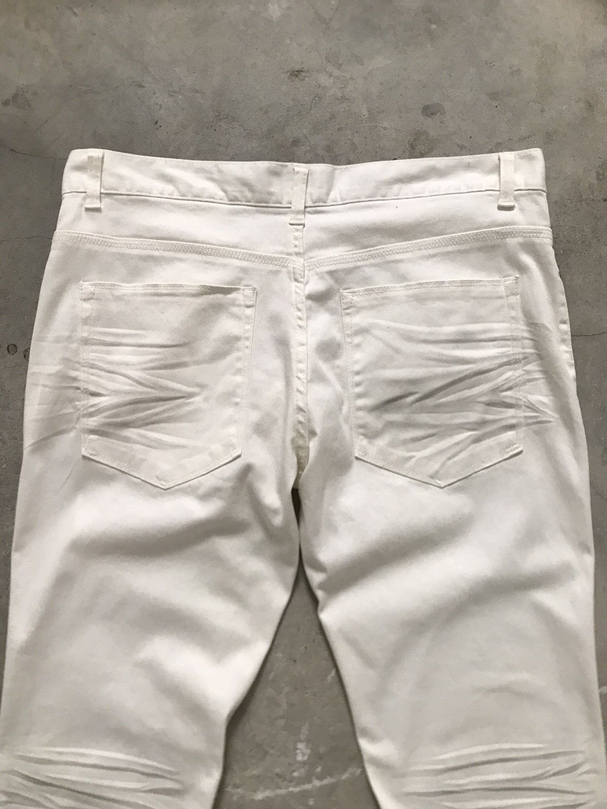 In The Attic In The Attic Homme Distressed Rock White Pants Size US 32 / EU 48 - 11 Thumbnail