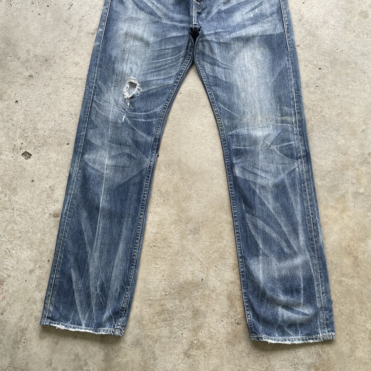 Levi's Vintage Levi’s 202 Faded Buckle Denim Distressed Jeans Pants Size US 36 / EU 52 - 5 Thumbnail