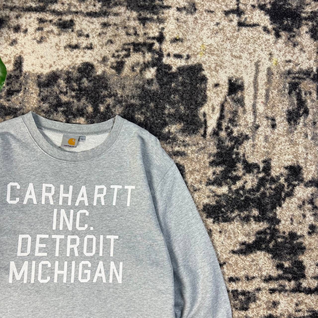 Carhartt Carhartt Detroit Michigan Vintage Inc Sweatshirt Size US L / EU 52-54 / 3 - 2 Thumbnail