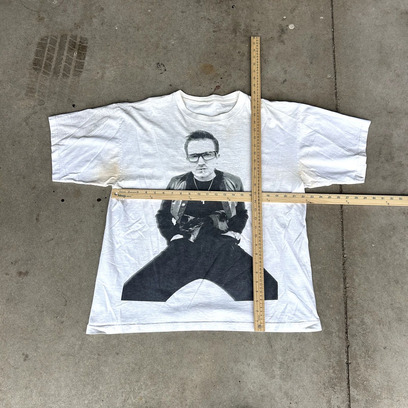 Vintage Rare Vintage U2 PopMart 1997 Tour Bono T-Shirt Stained Size US XL / EU 56 / 4 - 6 Thumbnail