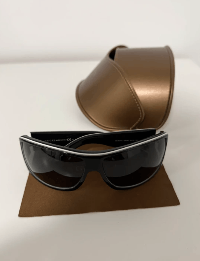 Gucci Gucci Sunglasses 🇺🇸 TAX FREE GG Mask Logo Shield Sport Size ONE SIZE - 3 Thumbnail