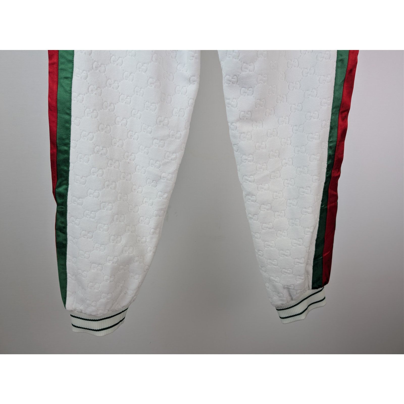 Gucci o1rshd1 GG Cotton Terry Cloth Jogging Pants in White Size US 32 / EU 48 - 12 Thumbnail