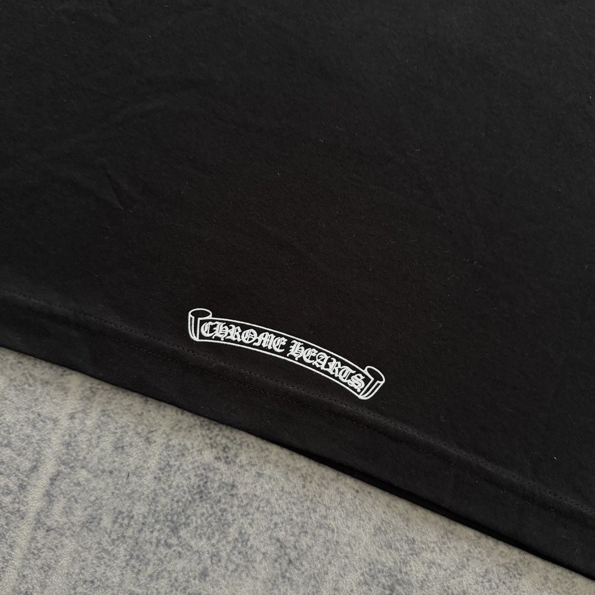 Chrome Hearts Chrome hearts scroll logo t-shirt black Size US L / EU 52-54 / 3 - 8 Thumbnail