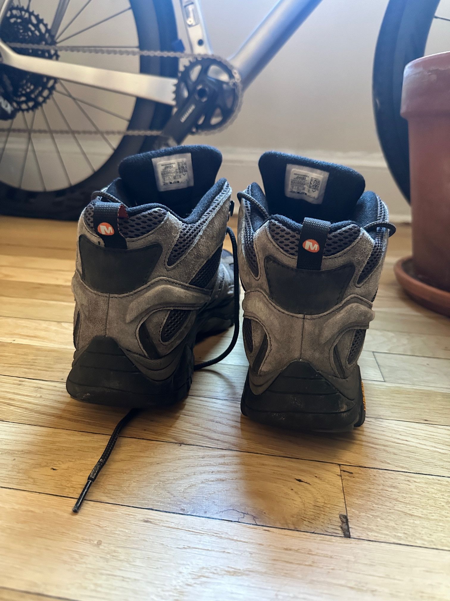 Merrell MERRELL MOAB 2 MID WATERPROOF HIKING BOOTS BELUGA SIZE 12 M Size US 12 / EU 45 - 2 Thumbnail