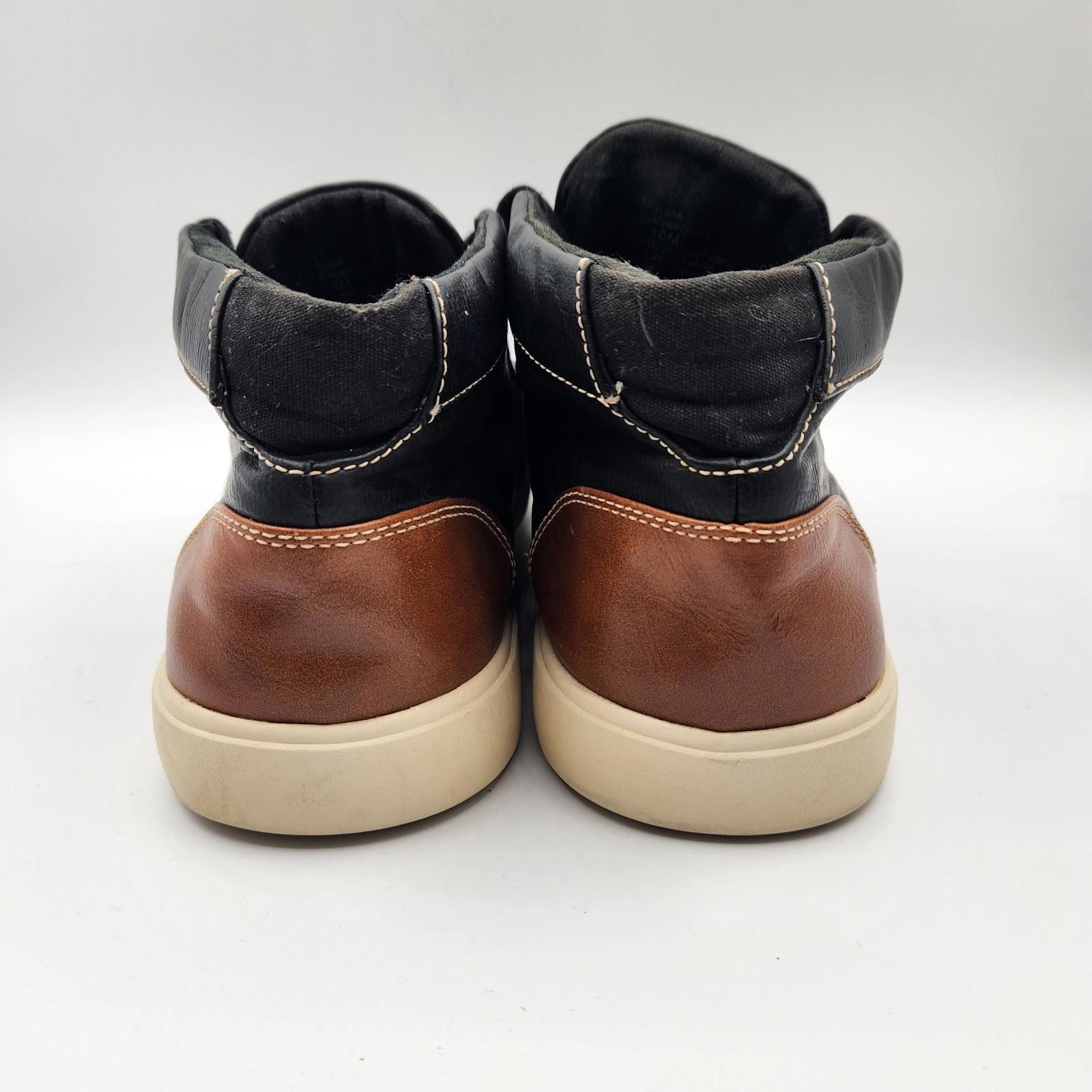 Steve Madden Steve Madden Kobe Black Brown Leather Shoes Size 10 Size US 10 / EU 43 - 6 Thumbnail