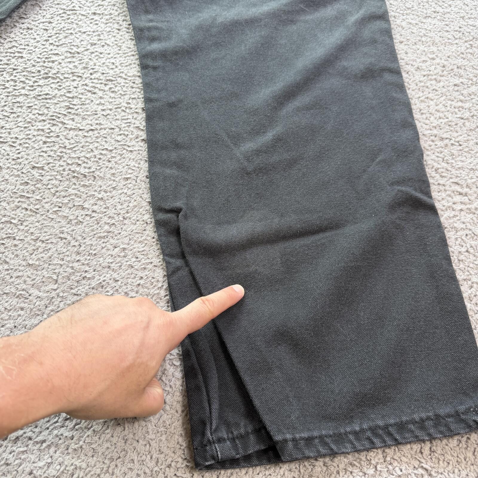 Dickies Vintage Dickies Carpenter Pants Black Baggy Skater 42x32 Size US 42 / EU 58 - 8 Thumbnail
