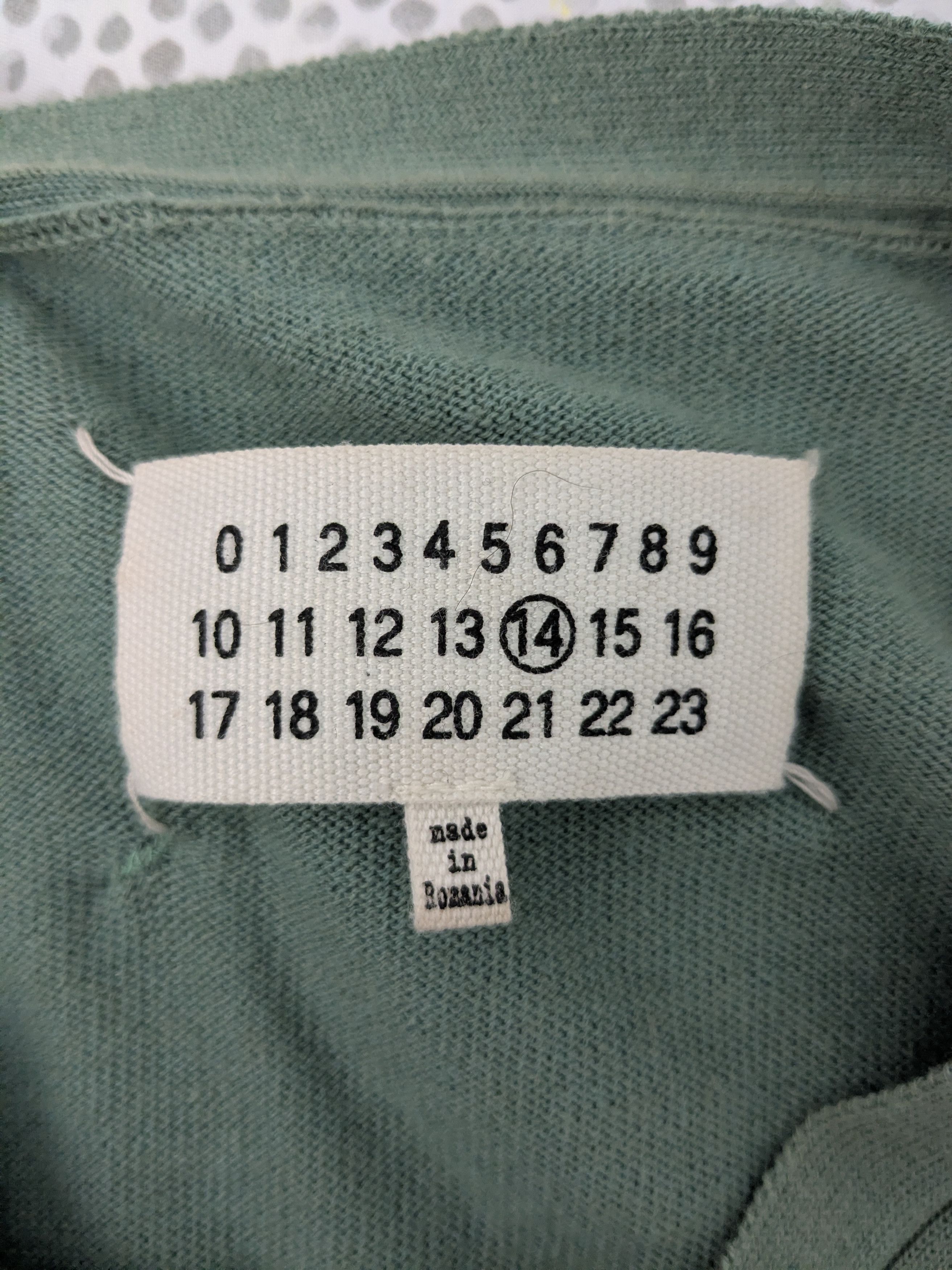 Maison Margiela 2015 Maison Margiela Teal Sweater Size US XL / EU 56 / 4 - 10 Thumbnail