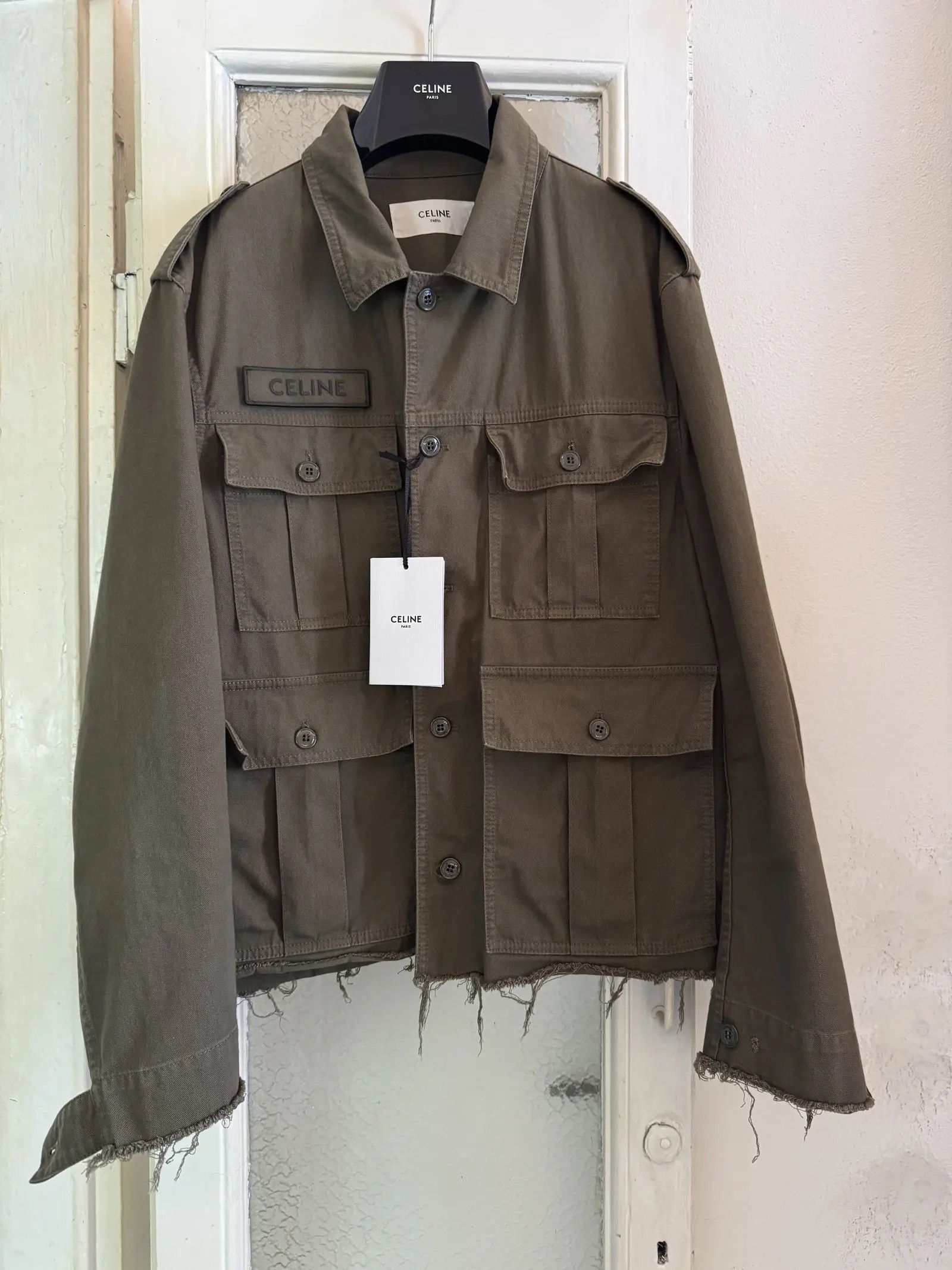 Celine SAHARIENNE JACKET IN COTTON Size US M / EU 48-50 / 2 - 1 Thumbnail