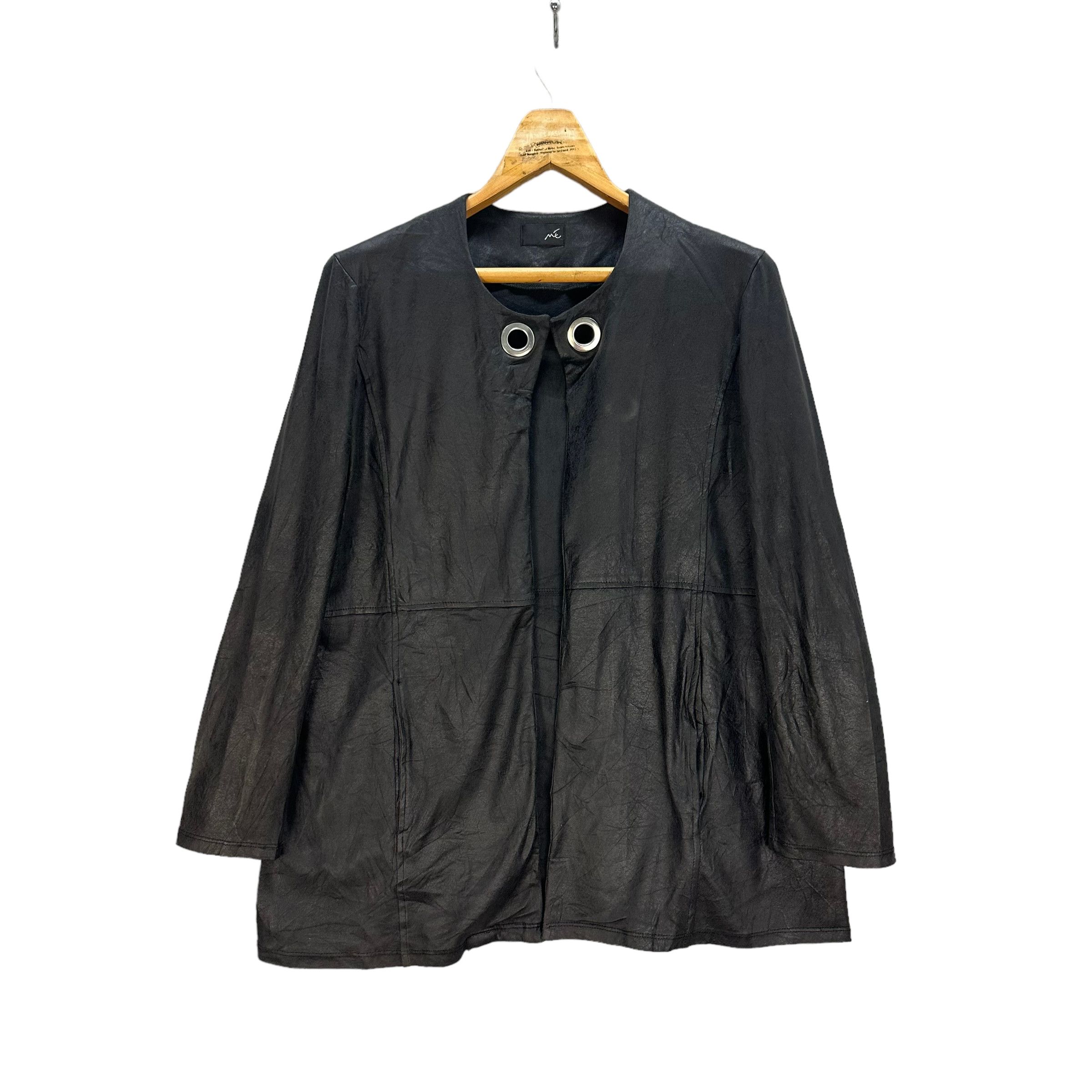 Japanese Brand ME MADE IN FRANCE NECK BUTTON CASUAL JACKET #8058-199 Size M / US 6-8 / IT 42-44 - 1 Thumbnail