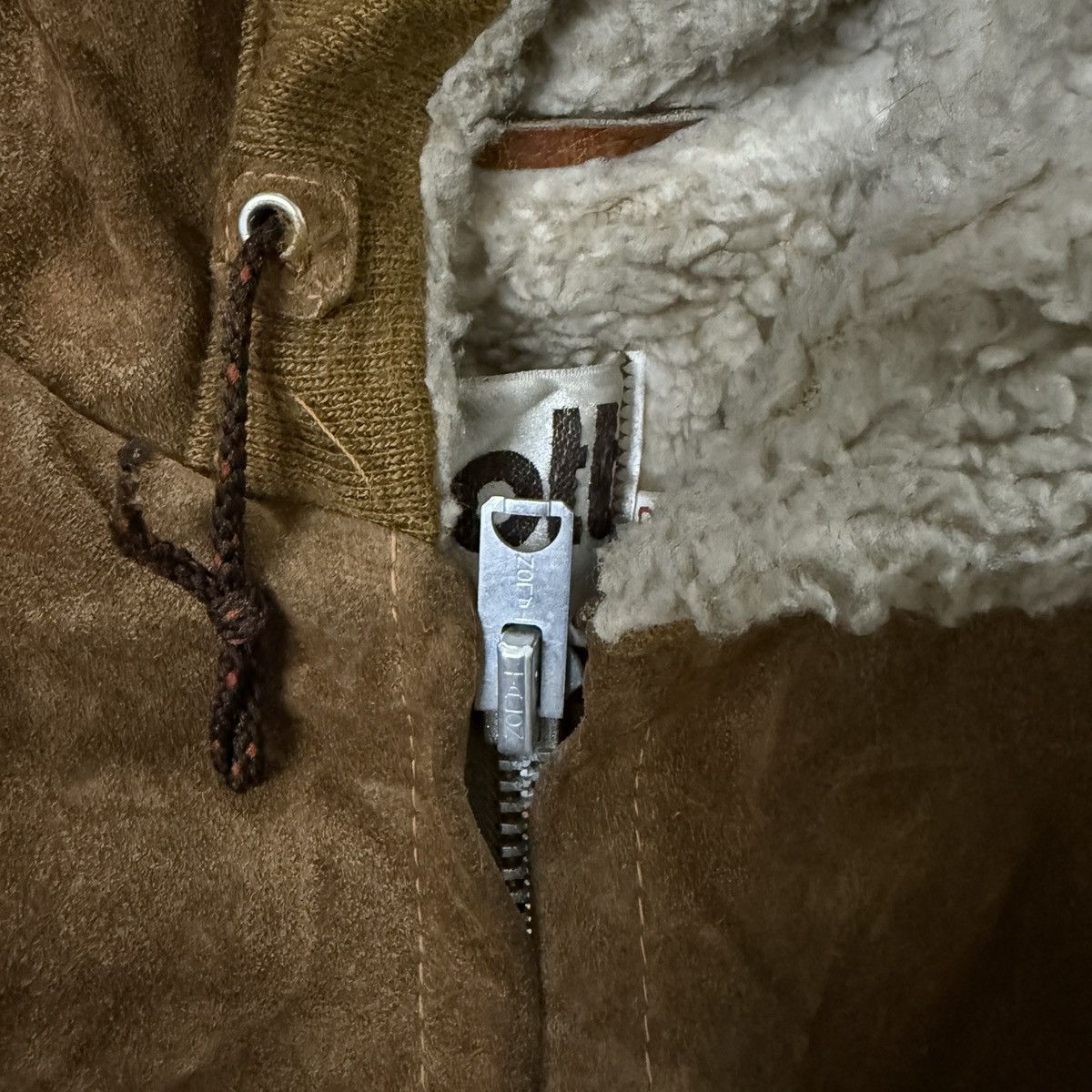 Schott Vintage Schott Suede Hooded Jacket shearling sherpa Size US M / EU 48-50 / 2 - 8 Thumbnail