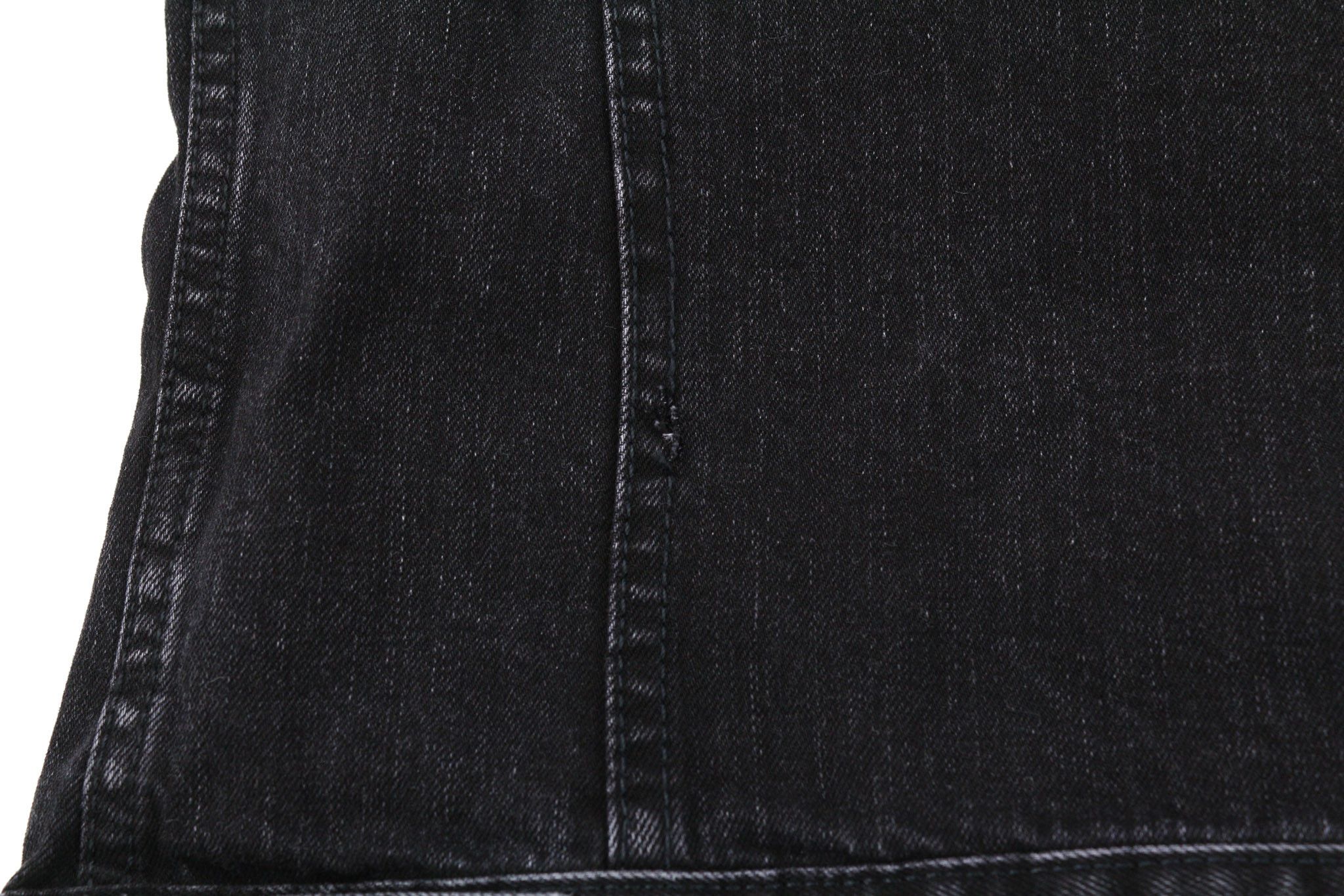 Nudie Jeans PERRY BLACK STONE S Denim Black Cotton Faded Jacket 80768 Size US S / EU 44-46 / 1 - 8 Thumbnail