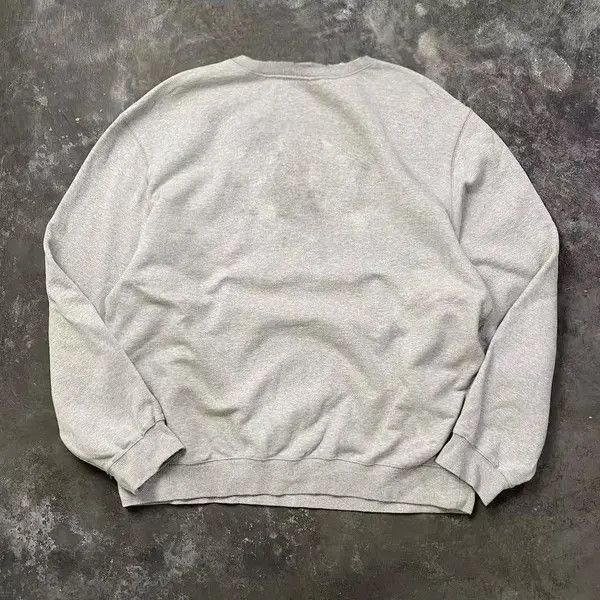 VIBE Grey retro palm eye pattern round neck sweatshirt y2k Size US L / EU 52-54 / 3 - 8 Thumbnail