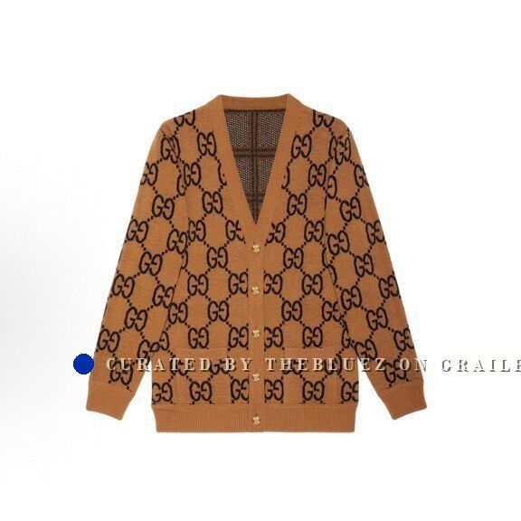 Gucci Gucci GG Reversible Knit Cardigan Size US S / EU 44-46 / 1 - 1 Thumbnail