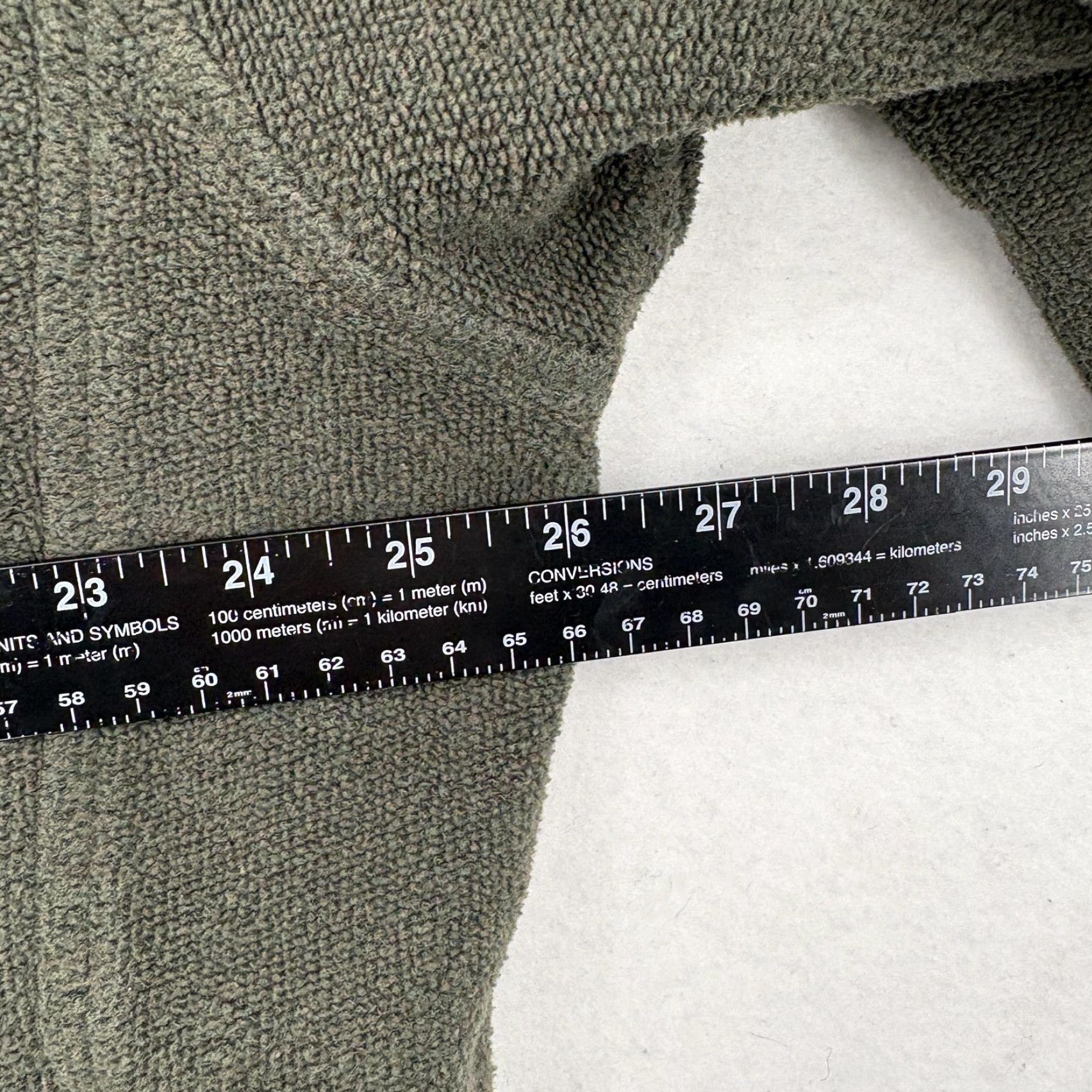 CLOT VINTAGE Straight Down Sweatshirt Mens XL Green 1/4 Zip Medallion Club Golf Terry Cloth Size US XL / EU 56 / 4 - 7 Thumbnail