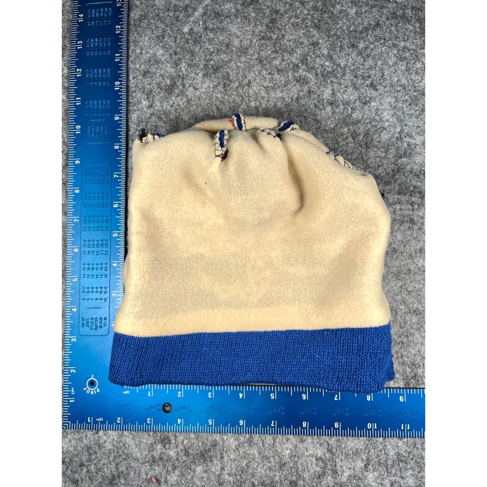 Vintage Juncture Beanie Toque Adult One Size Blue Knit Polyester Fair Isle Pom Ski NEW Size ONE SIZE - 6 Thumbnail