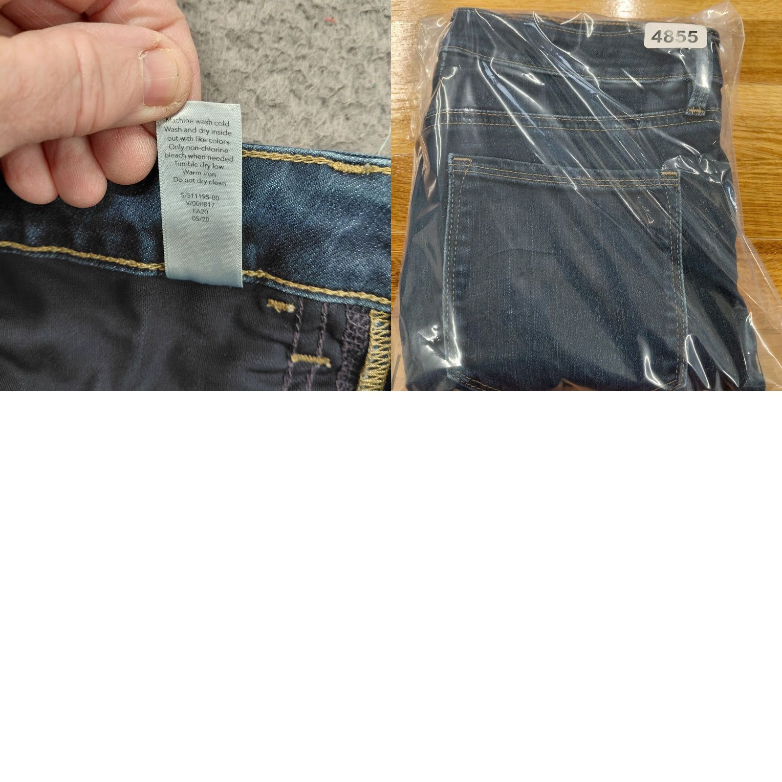 Athleta Athleta Sculptek Jeans Women’s Size 6 Blue Dark Wash Mid Rise Skinny Denim EUC Size 28" / US 6 / IT 42 - 9 Thumbnail