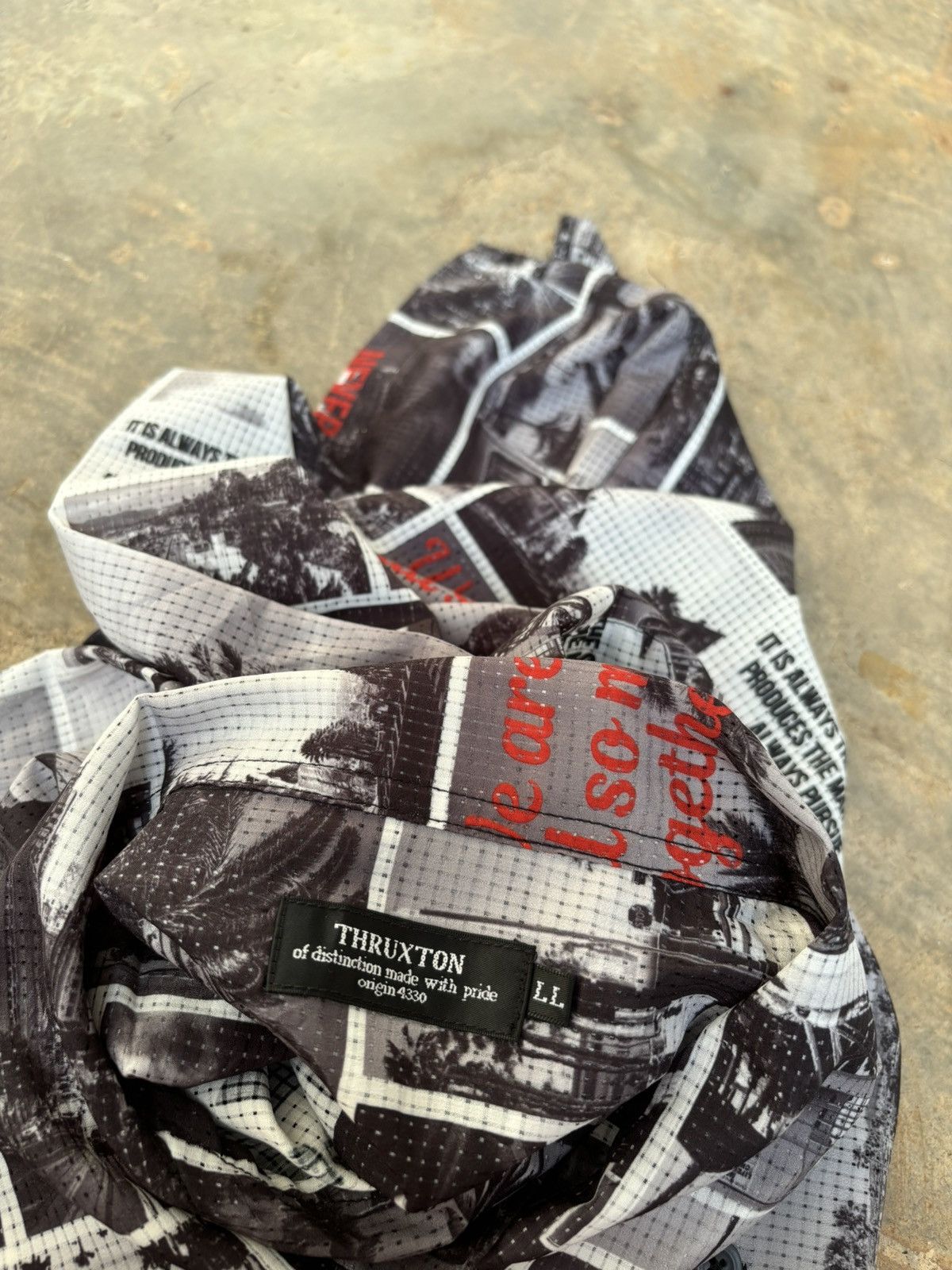 Hysteric Glamour Y2k Thruxton Full Print Pocket Shirt Size US XL / EU 56 / 4 - 8 Thumbnail