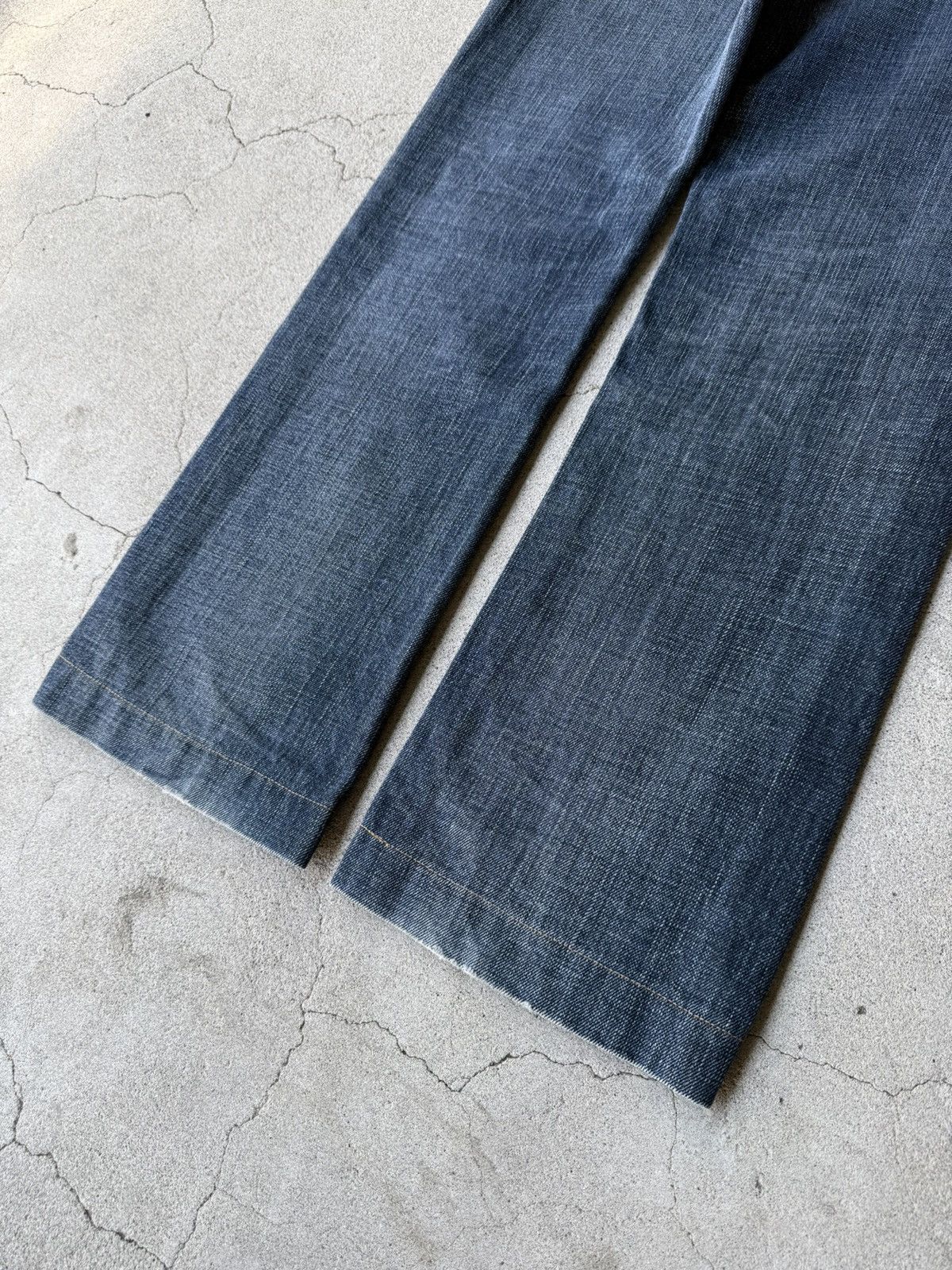 DOLCE&GABBANA Archive Blue Faded Straight Jeans