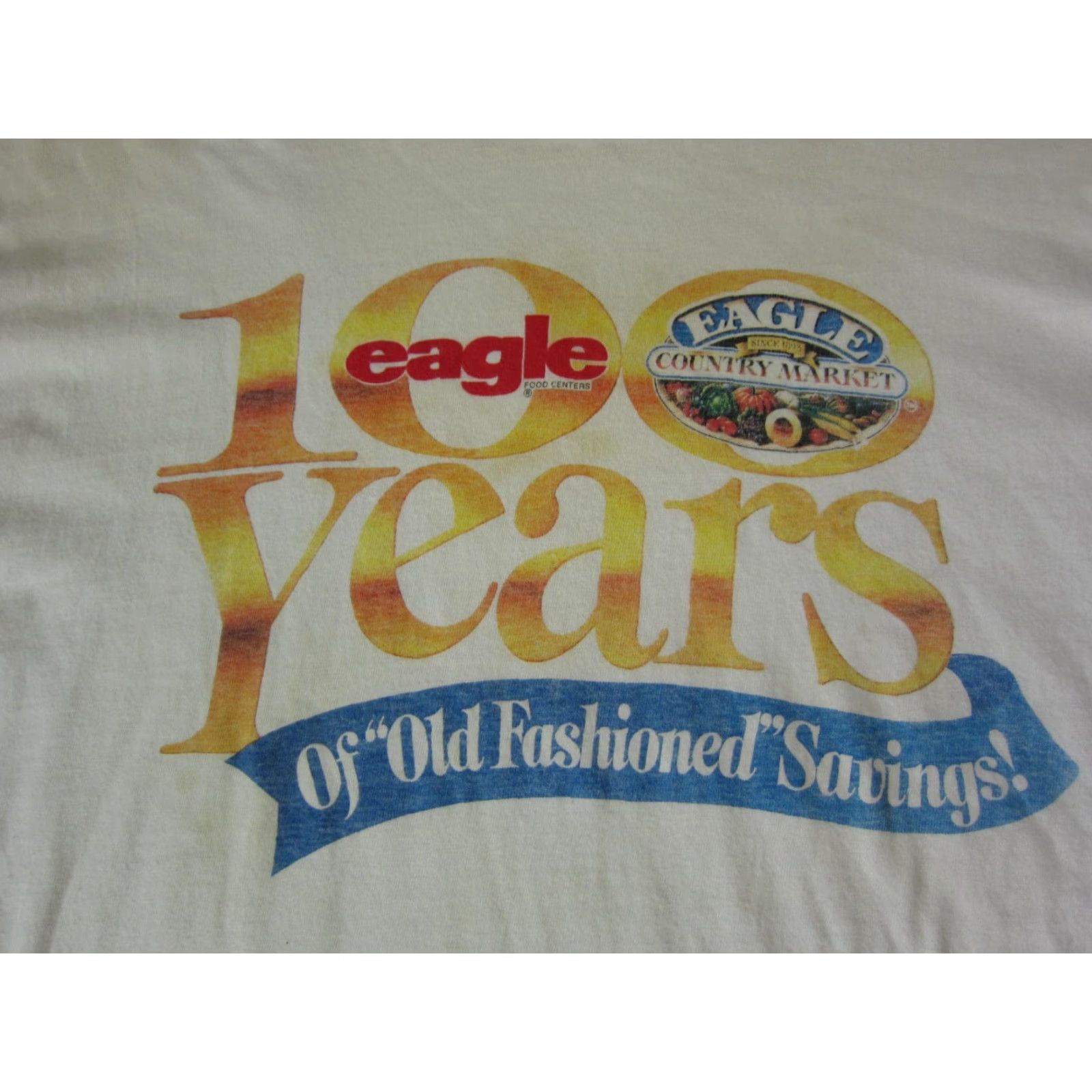 Hanes VINTAGE Hanes Shirt Mens Adult Large White 90s Eagle Crew Neck Short Sleeve California 80s 90s Men’s Shirt Size US L / EU 52-54 / 3 - 4 Thumbnail