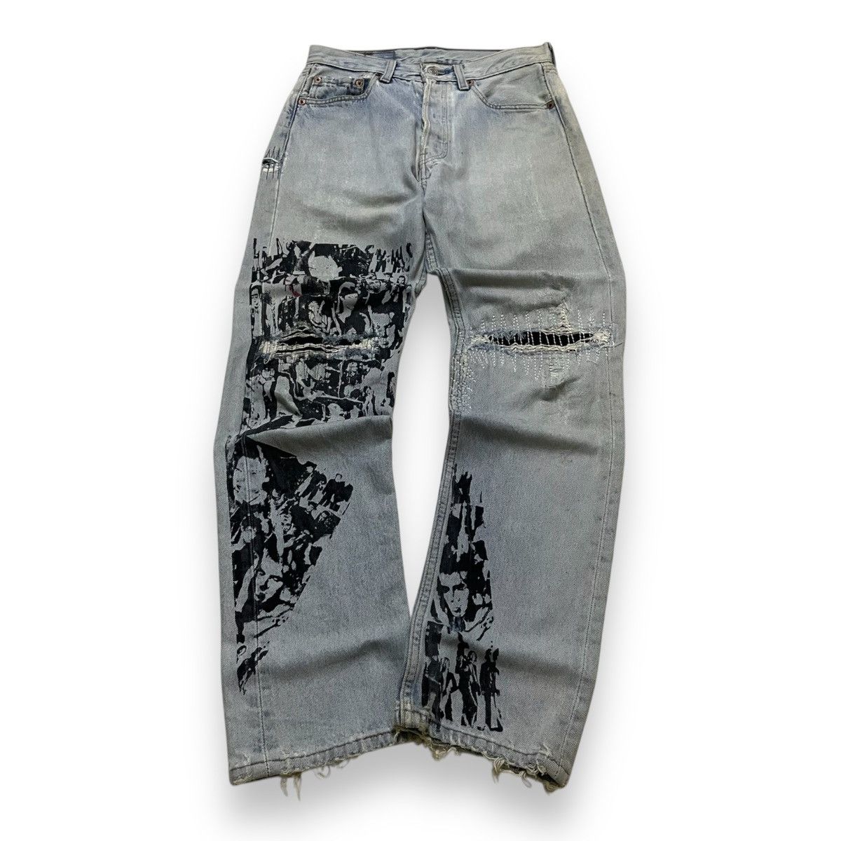 If Six Was Nine ORIGINAL LEVIS 501 USA X SEX PISTOL RARE COLLECTION (28×39) Size US 28 / EU 44 - 2 Thumbnail