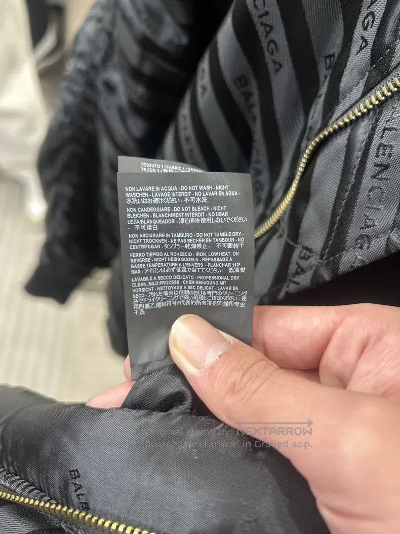 Balenciaga Balenciaga Black Quilted Jacket Size XS / US 0-2 / IT 36-38 - 8 Thumbnail