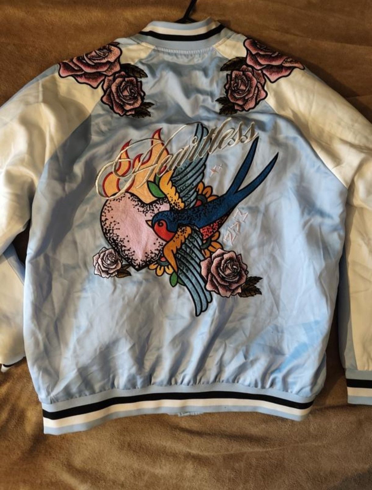 Boohoo Bomber with beautiful print Size US XL / EU 56 / 4 - 1 Thumbnail