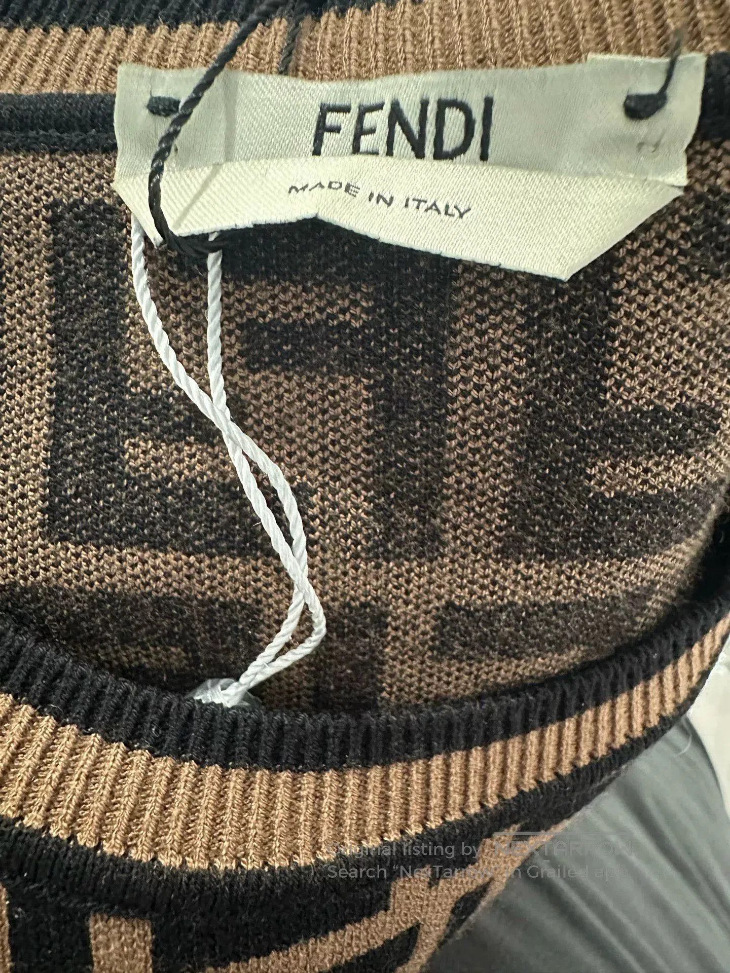 Fendi Fendi FF Monogram Knit Dress. Size US XS / EU 42 / 0 - 3 Thumbnail