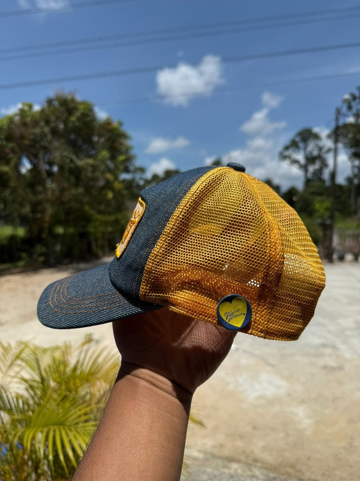 Converse Vintage Converse 56 denim trucker cap Size ONE SIZE - 3 Thumbnail