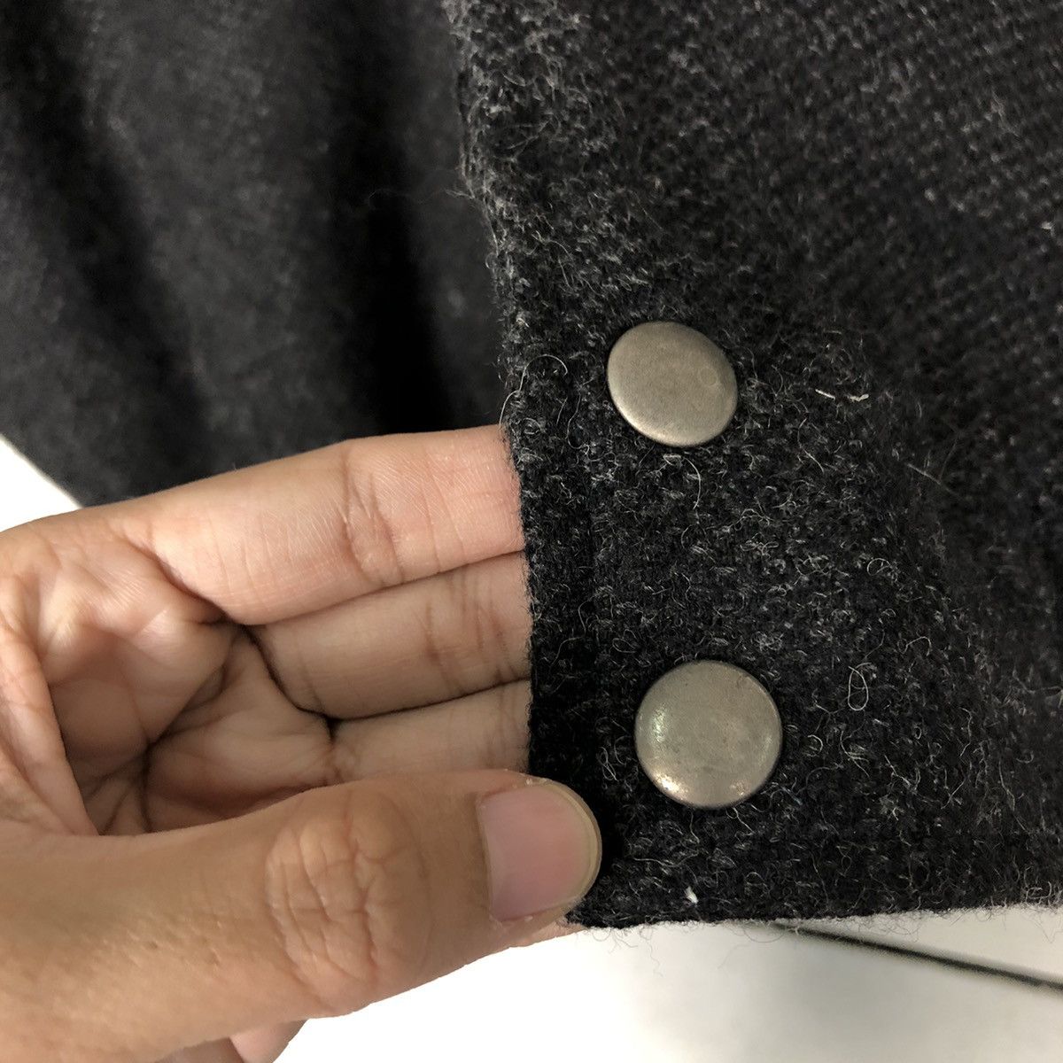 Vintage 🔥90’s Herringbone Wool Bomber Jacket Inter Casual Milano Size US M / EU 48-50 / 2 - 14 Thumbnail