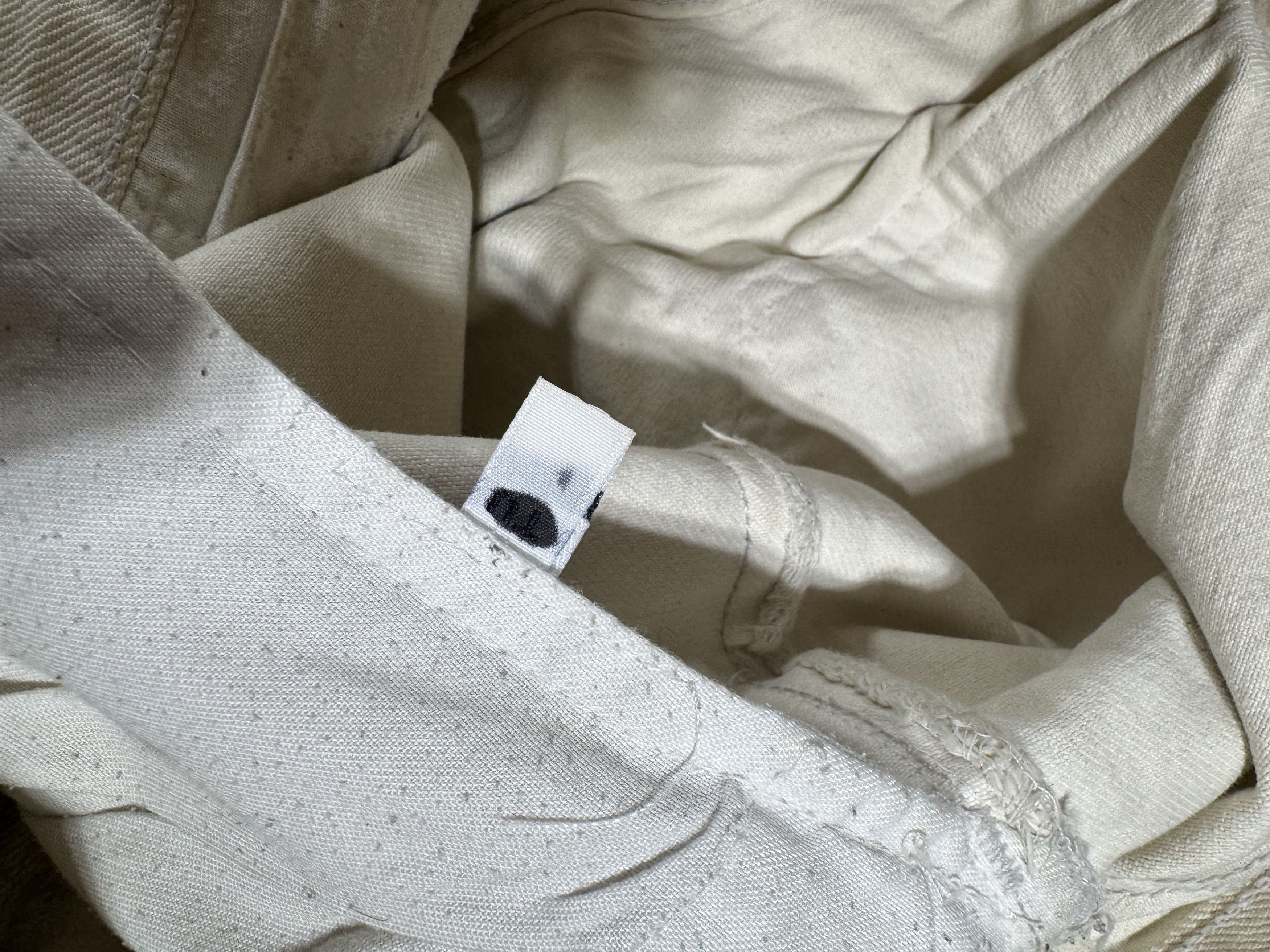 Maison Margiela Margiela ARTISANAL RARE ‘99 Silver Painted Jeans White 1999 Size US 32 / EU 48 - 9 Thumbnail