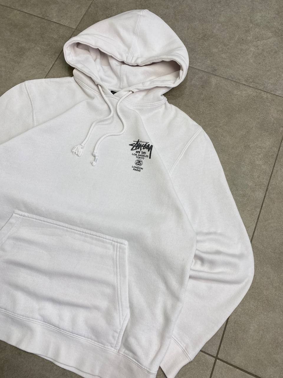 Stussy Vintage Stussy World Tour Big Logo Oversized Hoodie Size US S / EU 44-46 / 1 - 5 Thumbnail