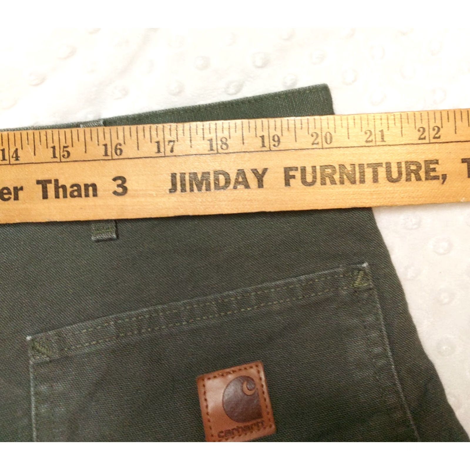 Carhartt VINTAGE Carhartt Pants 42x30 Moss 90s Grunge Carpenter Dungaree Washed Duck Canvas 5-Pocket Mens Green Size US 42 / EU 58 - 8 Thumbnail