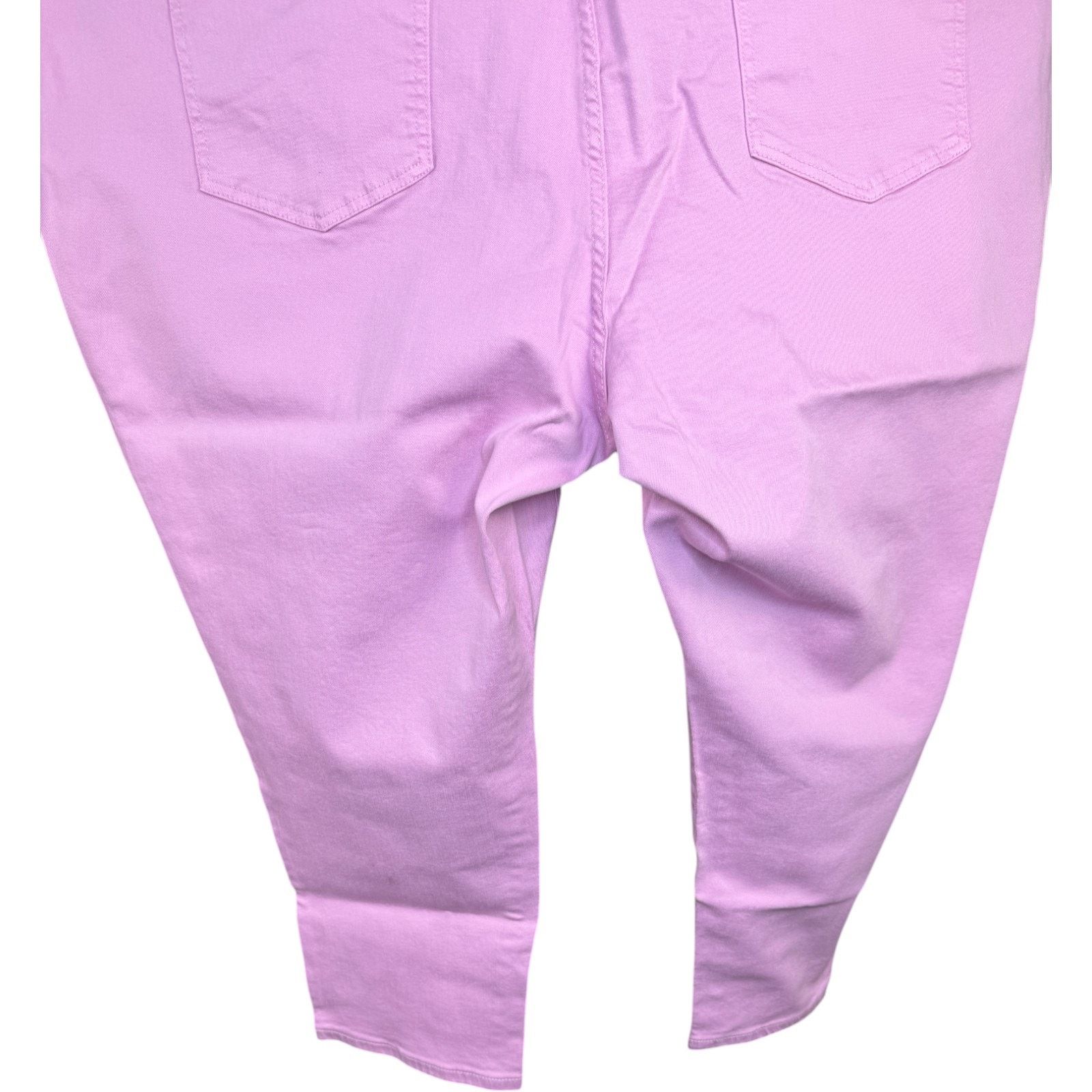 Jason Wu JASON WU Pink Ankle Pants 30WP Stretch Cotton Blend Size 40" / US 18 - 4 Thumbnail