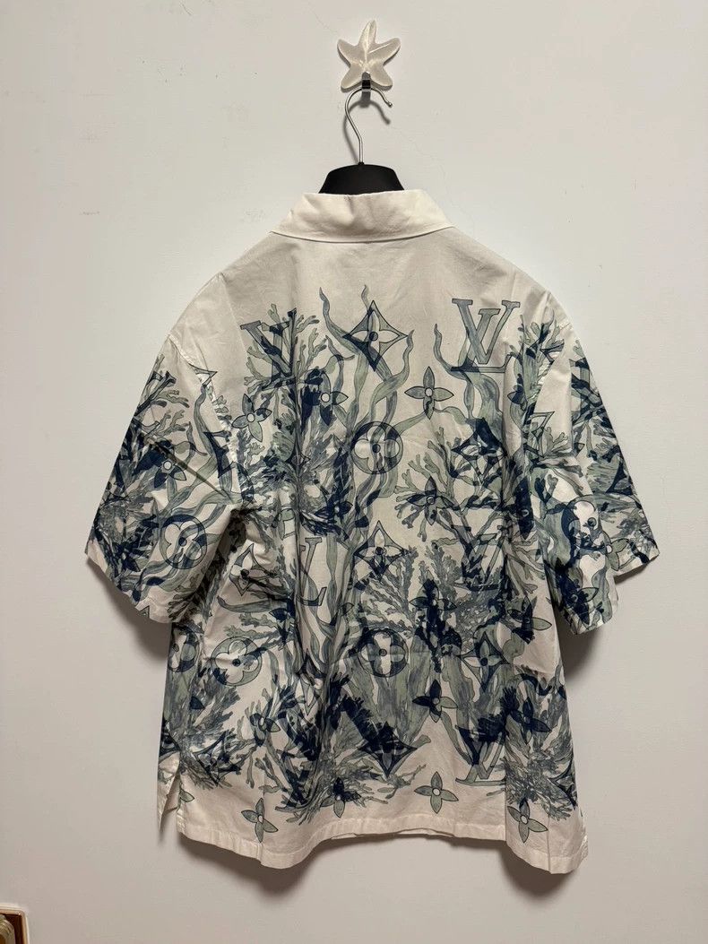 Louis Vuitton Louis Vuitton Full-print seaweed short-sleeved shirt 2502-N Size US L / EU 52-54 / 3 - 2 Thumbnail