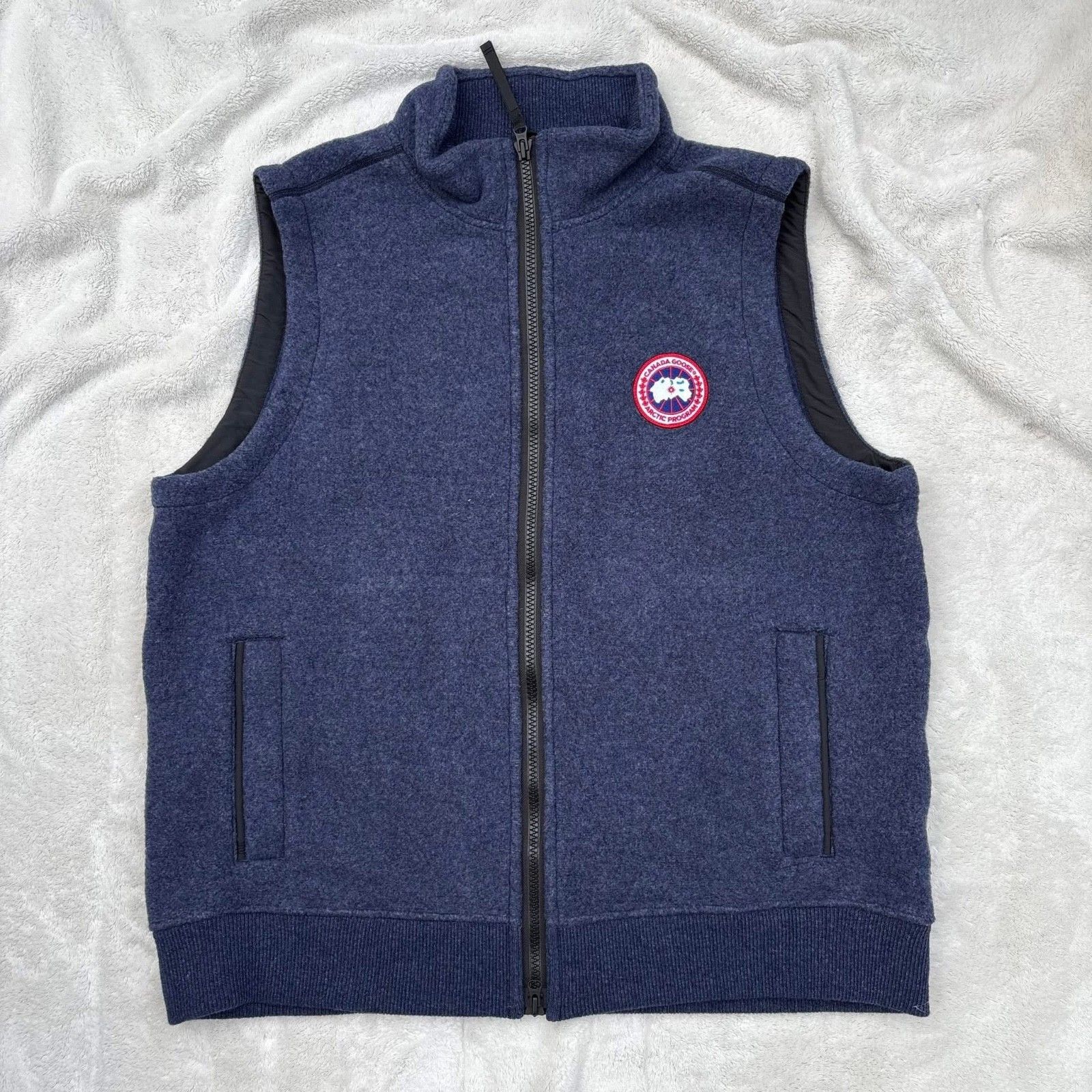 Canada Goose Canada Goose Atlantic Navy Mersey Fleece Vest - MSRP $650 Size US XXL / EU 58 / 5 - 1 Thumbnail