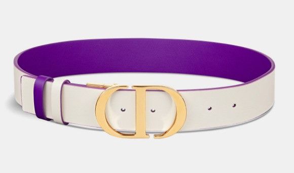 Dior o1w1db11024 Size: OS / Montaigne Reversible Belt in Purple Size ONE SIZE - 4 Thumbnail