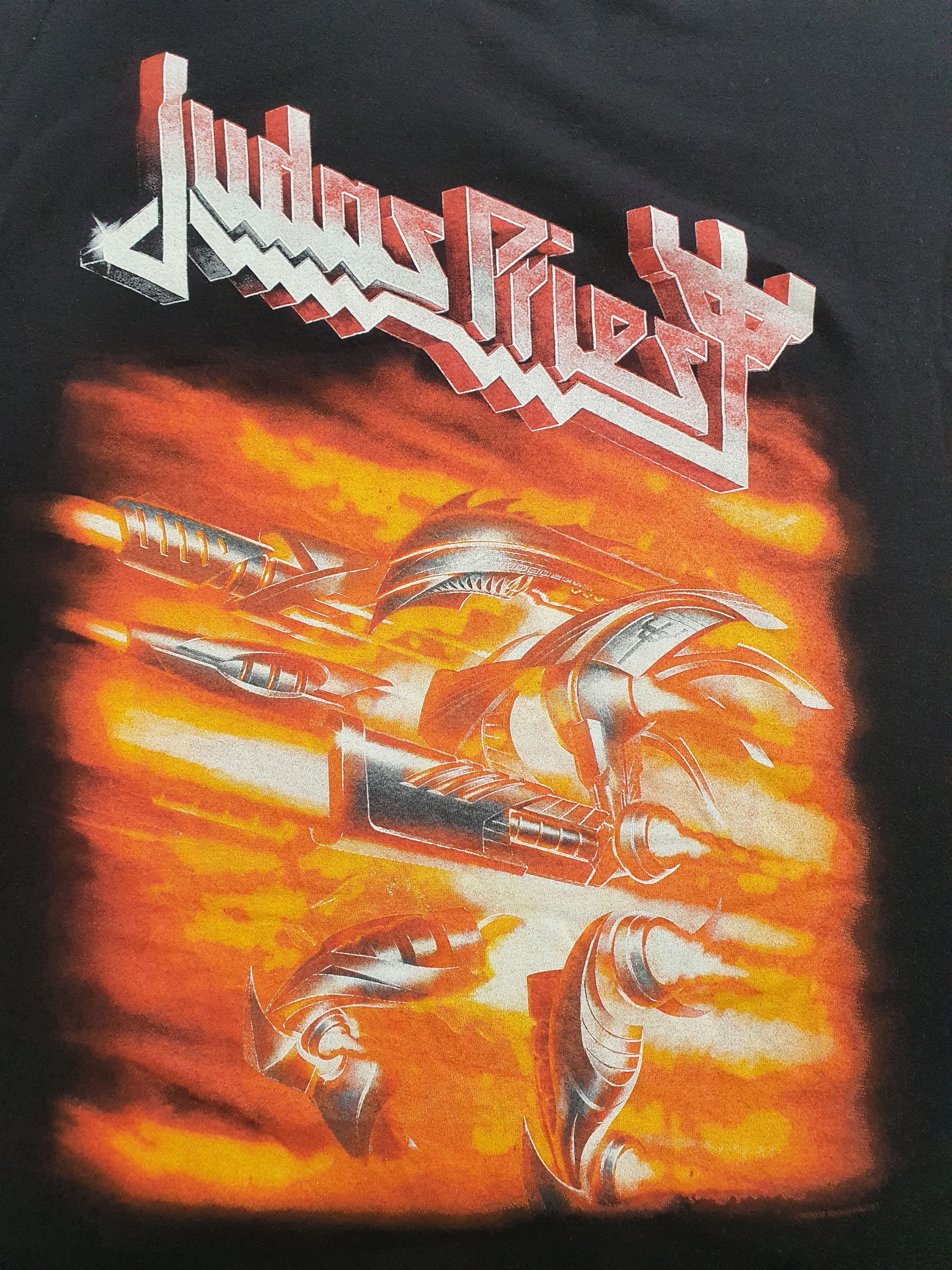Judas Priest Official Graphic T-Shirt (2018) - FIREPOWER motif Size US M / EU 48-50 / 2 - 6 Thumbnail